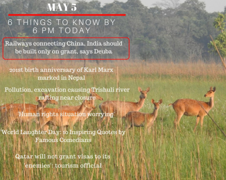 May 5: 6 things to know by 6 PM