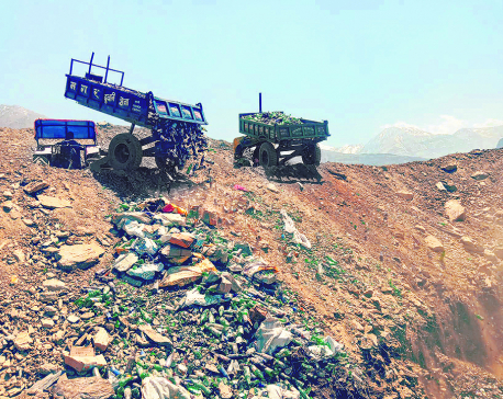 Garbage disfiguring Muktinath’s pristine surrounding