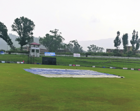 Sudur Paschim, Province 5 share points as rain spoils match