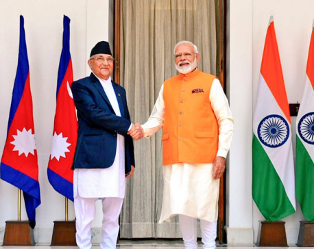 PM Oli holds bilateral meeting with Modi in New Delhi (with video)