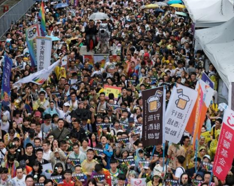 Taiwan parliament to vote on same-sex marriage legislation