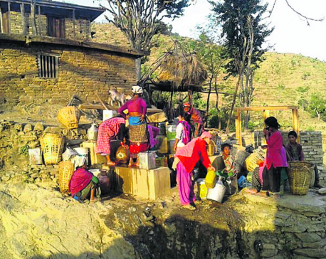 Water crisis emptying several Salyan villages