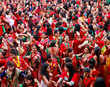 Nepali Hindu women observe Rishi Panchami today