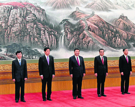 China unveils new top leadership, Xi gets second term