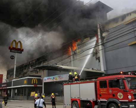 1 body recovered, 36 feared dead in Philippine's mall fire