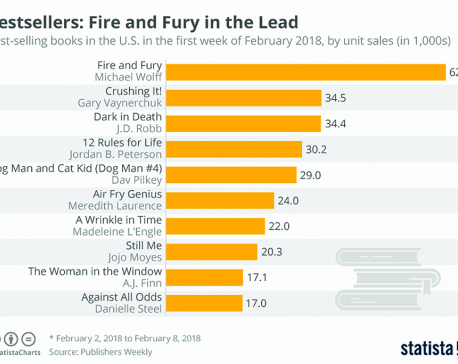 Infographics: Bestsellers: Fire and Fury in the Lead
