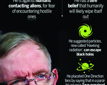 Infographics: Physicist Stephen Hawking turns 75