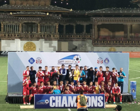 Nepal defends SAFF U-18 Championship title defeating India