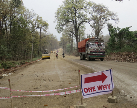 Mugling-Narayangadh road section to remain closed during night from Jan 2