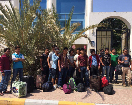 Stranded Nepali workers reach embassy in UAE