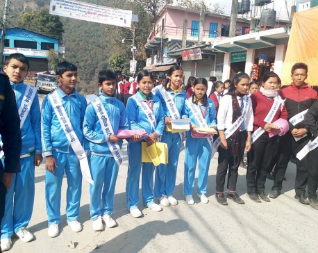 Students join in traffic awareness campaign