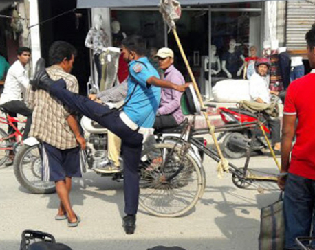 Traffic cop who kicked rickshaw puller set to face action