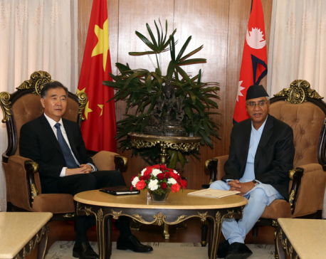 Chinese DPM calls on PM Deuba; President Xi urged to visit Nepal