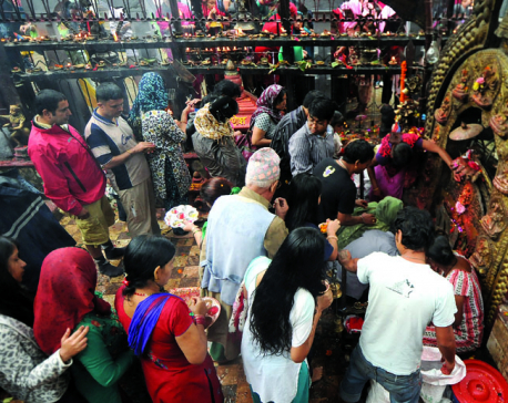 Devotees throng goddess shrines to observe Maha Astami