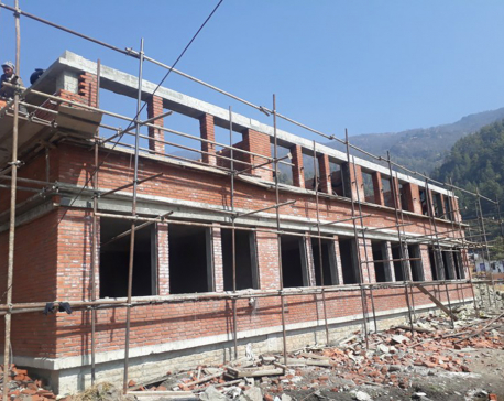 Jiri Technical School rising from rubbles