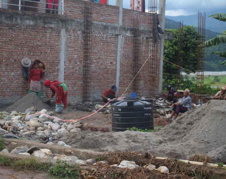 Lack of raw materials affects reconstruction in Gorkha
