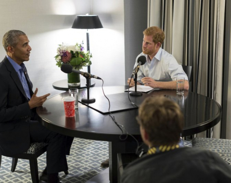Prince Harry interviews Obama for radio show