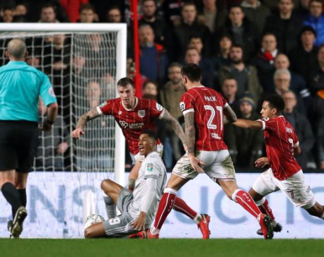 Man United knocked out by Bristol City in League Cup shock