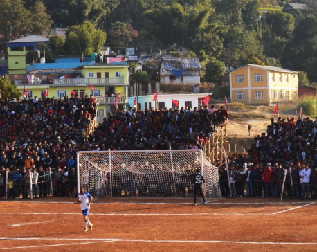 Panchthar locals turn up in 1000s for Falgunanda Football Cup