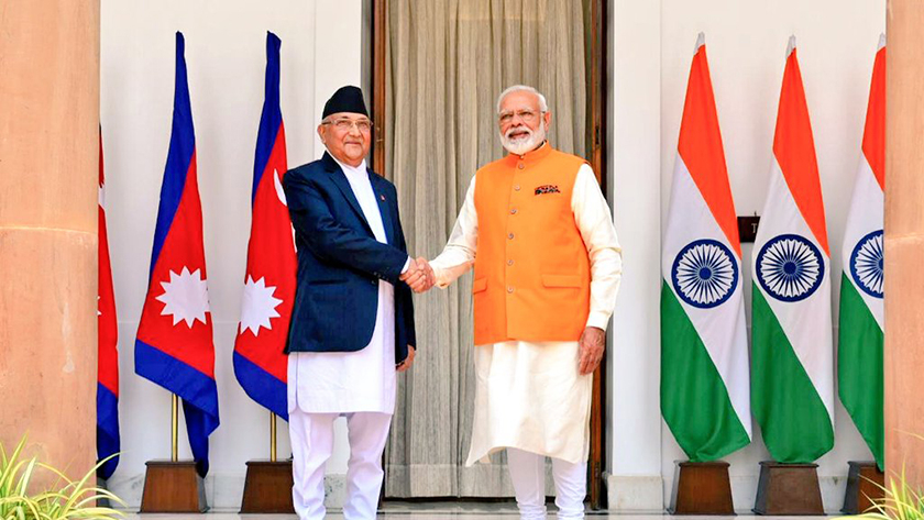 PM Oli holds bilateral meeting with Modi in New Delhi (with video)