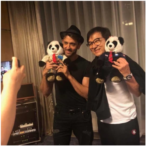 Incredible experience: Hrithik Roshan after meeting Jackie Chan