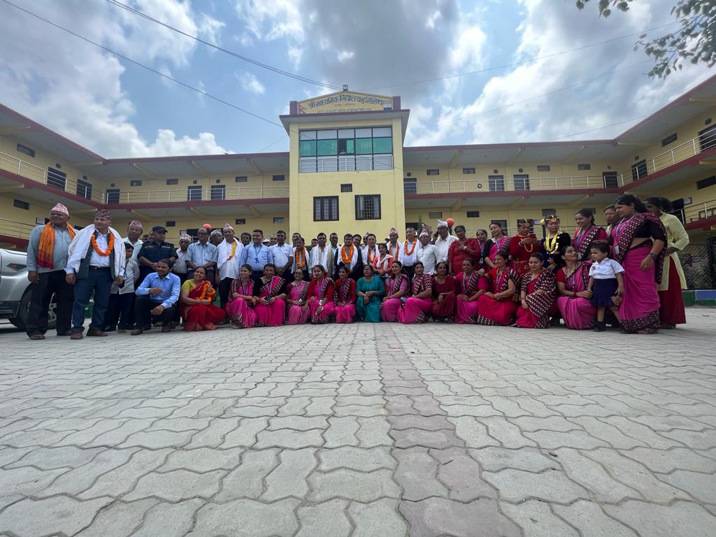 School building built with Indian assistance inaugurated in Kapilvastu