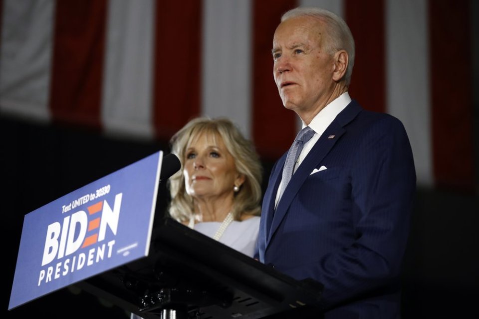 Biden has another big primary night, wins 4 more states