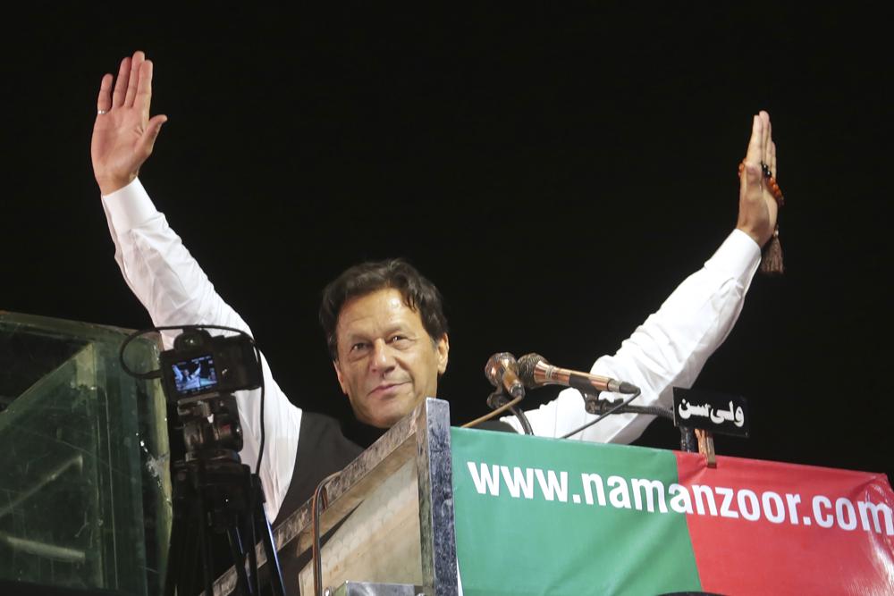 Police file terrorism charges against Pakistan’s Imran Khan