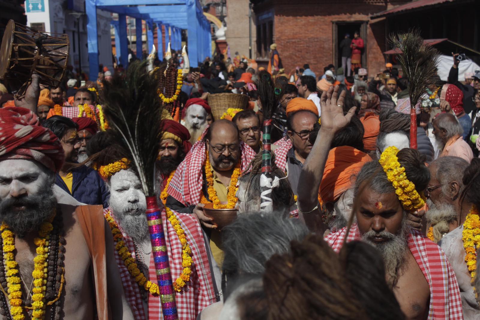 ​Sadhus gather at Pashupatinath Temple for Maha Shivaratri (Photo Feature)