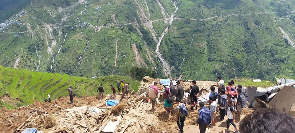 UPDATE: Five bodies recovered from landslide-hit Lidi, Sindhupalchowk