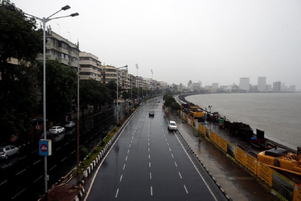 Mumbai streets deserted as India's biggest city braces for cyclone