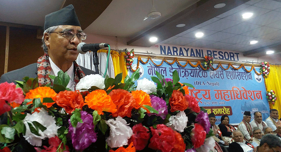 NC President Deuba urges party leaders to be united