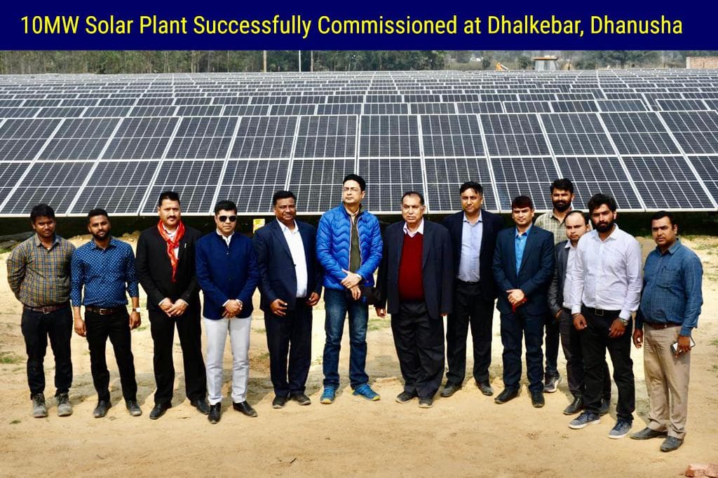 Nepal’s first 10 MW solar plant evacuates power in Dhalkebar grid