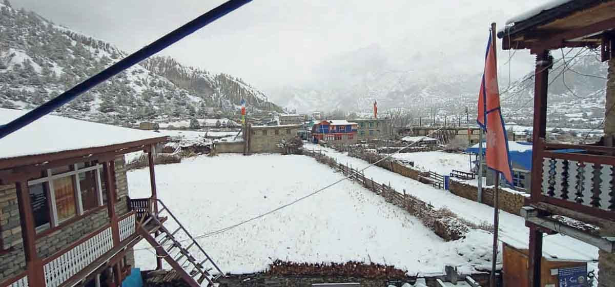 Rural police outposts in Dolpa, Humla and Mugu shifted to the district headquarters due to heavy snowfall