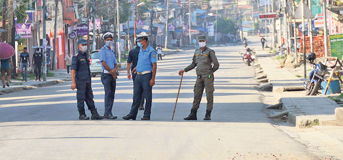 Lockdown in Sunsari for 14 days, army mobilized
