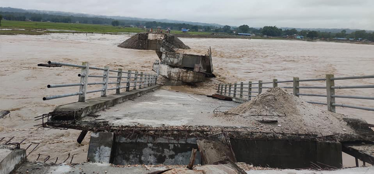 Siwai bridge further damaged by floods