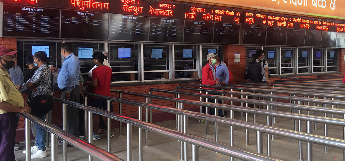 Booking of bus tickets for Dashain to begin from Monday