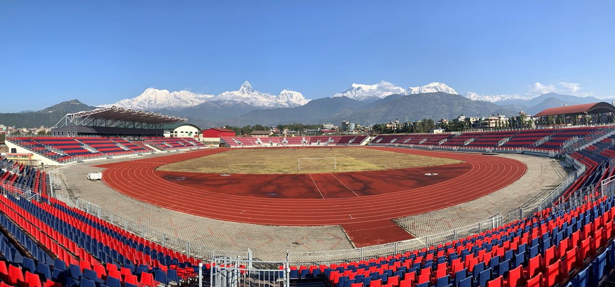A still Pokhara Stadium awaiting events (Photo Feature)