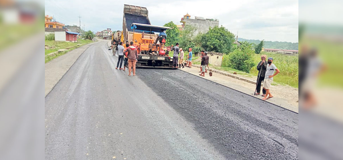 Madan Bhandari Highway project sees 38 percent progress in three years