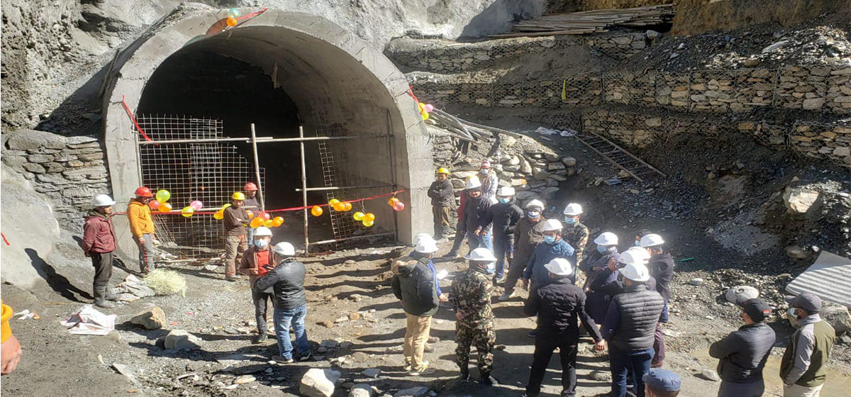 Excavation work of Myagdi Khola hydropower tunnel begins