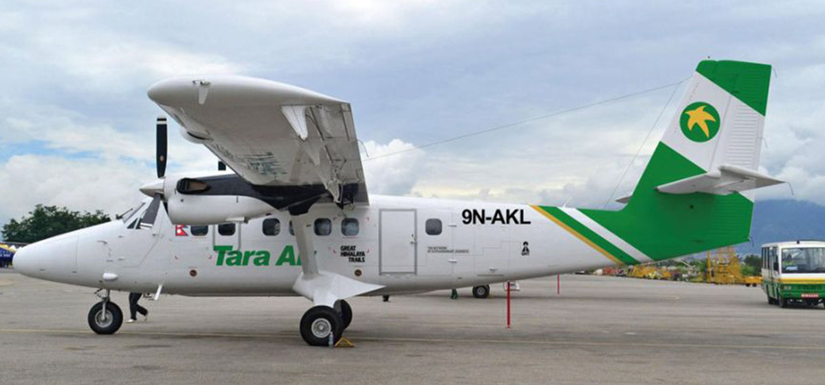 Tara Air's Twin Otter plane suffers nose damage after collision with a bird