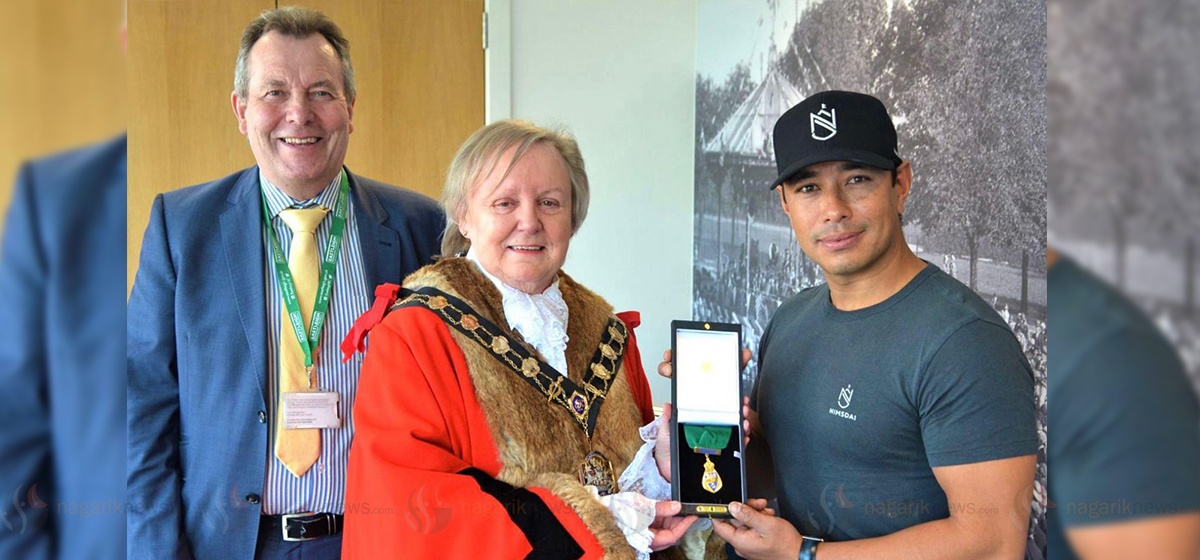 Eastleigh Borough Council Britain honors mountaineer Purja