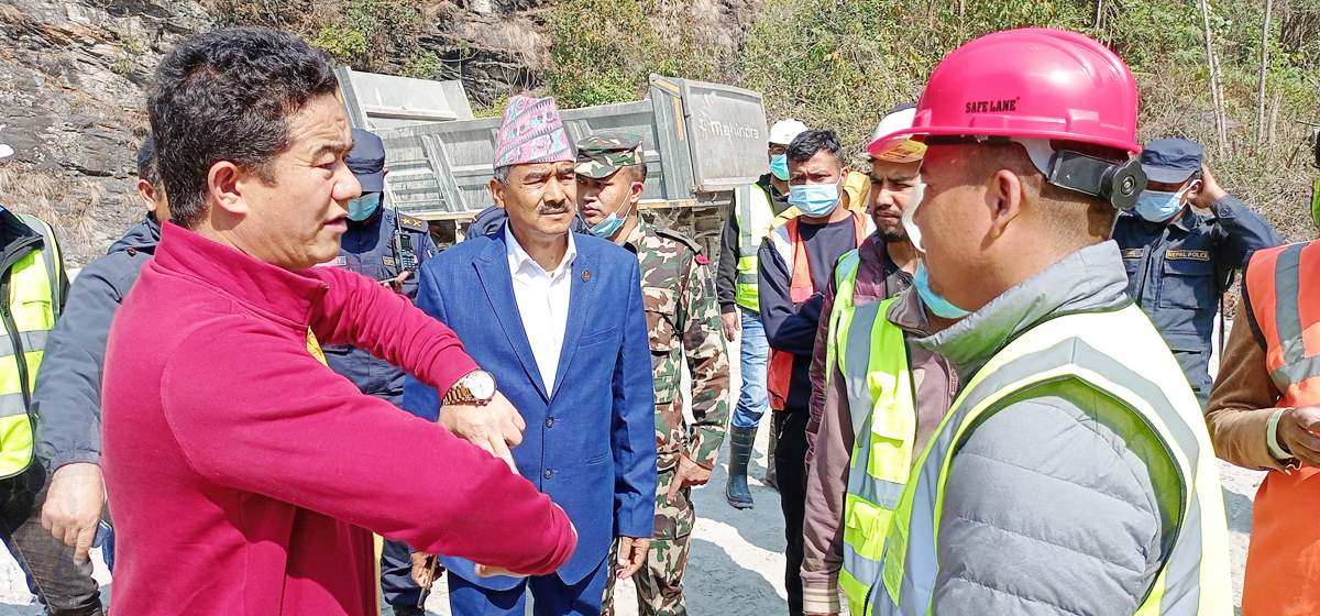 Minister Chaudhary instructs to restore water supply from Melamchi by mid-April