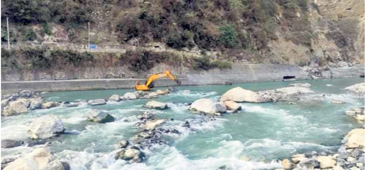 India unilaterally building embankment along bordering Mahakali River in Darchula