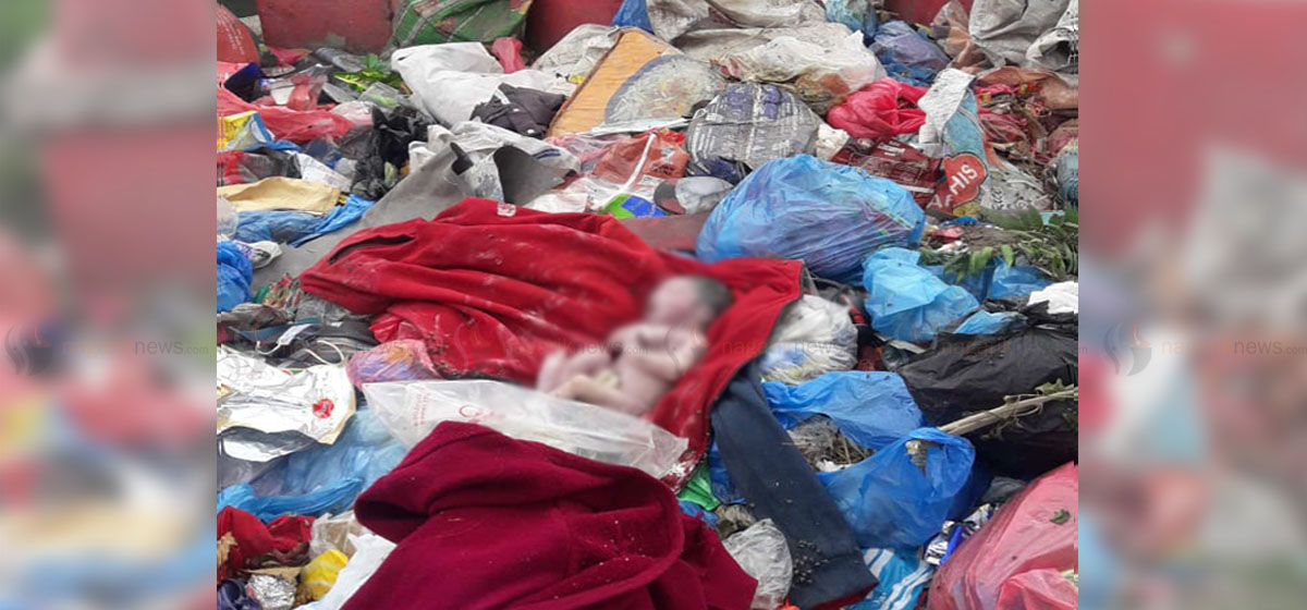 New-born baby’s body found on garbage pile in Kathmandu