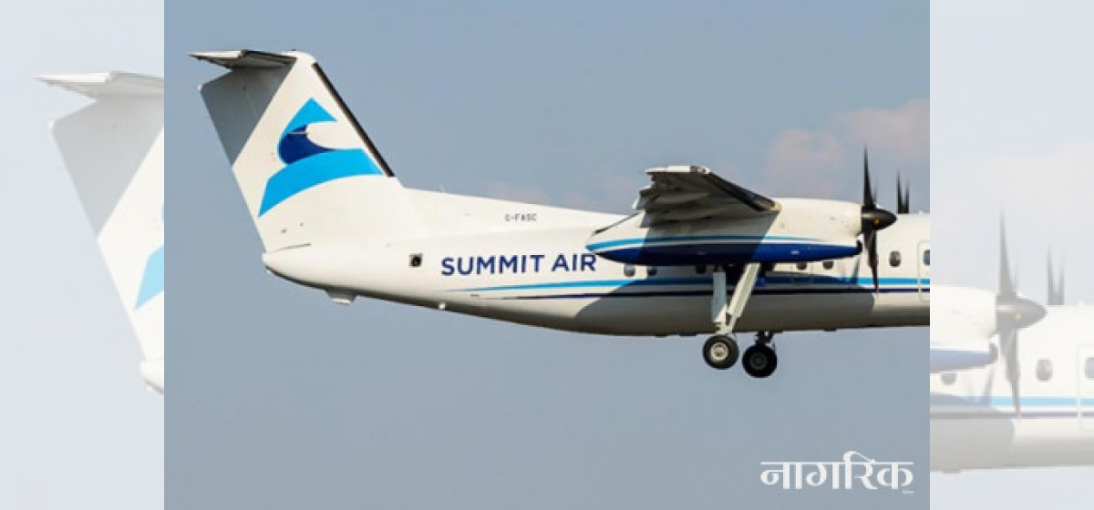 Summit Air flight for Lukla makes safe landing at TIA