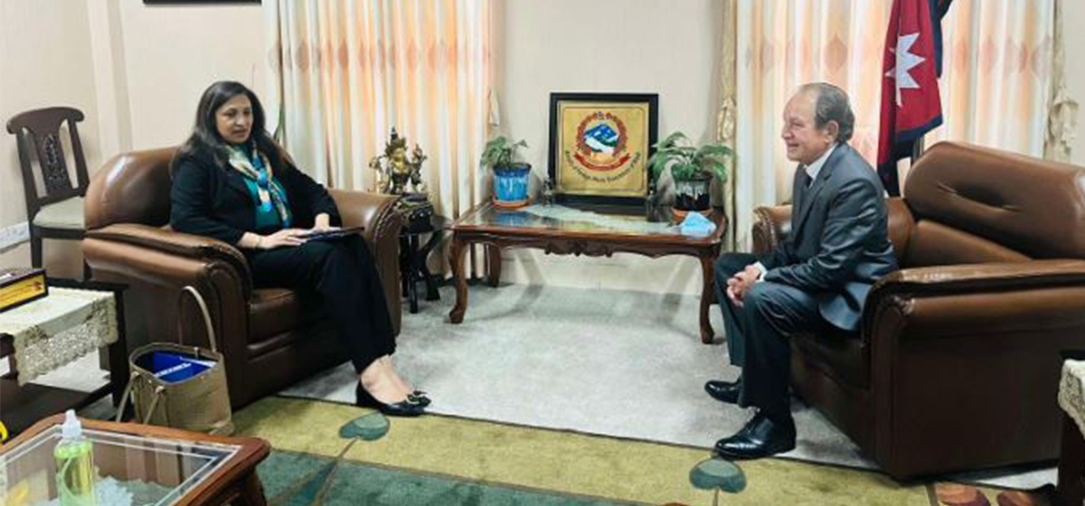 US Under Secretary Zeya meets Foreign Minister Khadka