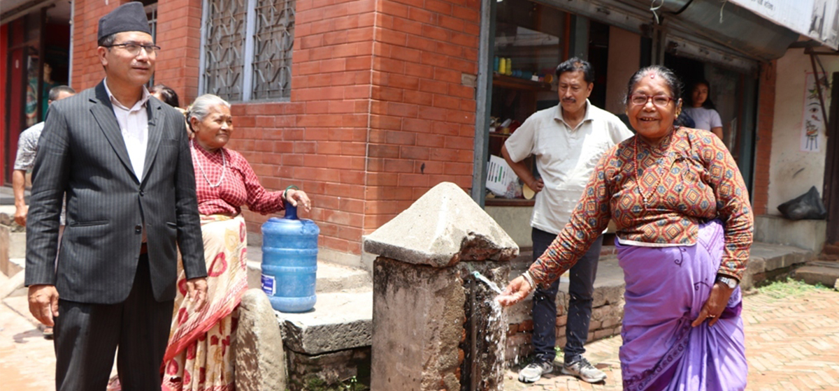 Supply of Melamchi drinking water begins in Bhaktapur from today