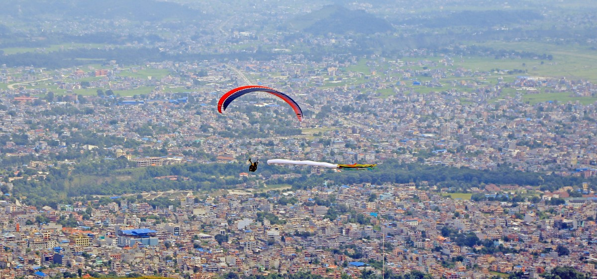CAAN bans paragliding from Sarangkot after Pokhara Int’l Airport comes into operation