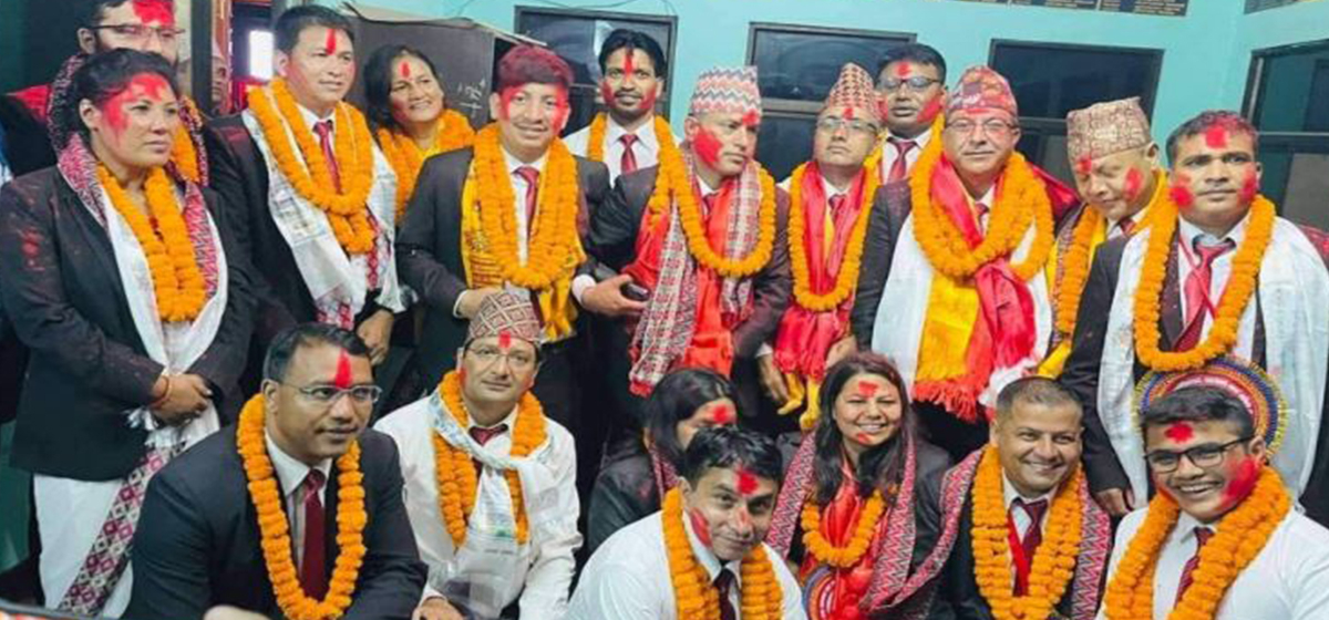 Khatiwada elected Chair of Working Committee of Patan High Court Bar Association